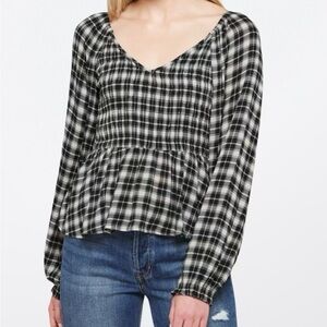 NWOT Peplum top